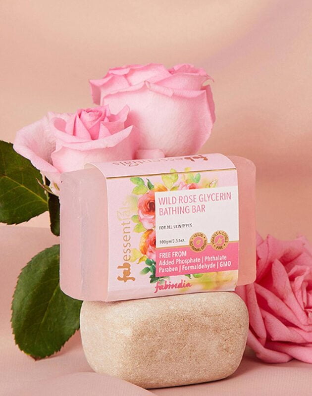 Wild Rose Rose Glycerin Bathing Bar Wild Rose Rose Glycerin Bathing Bar