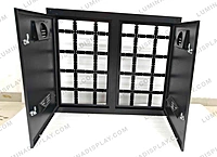 MS GI outdoor LED cabinet 1152 x 960 mm for P6 192 x 192 modules, back service – Lumina