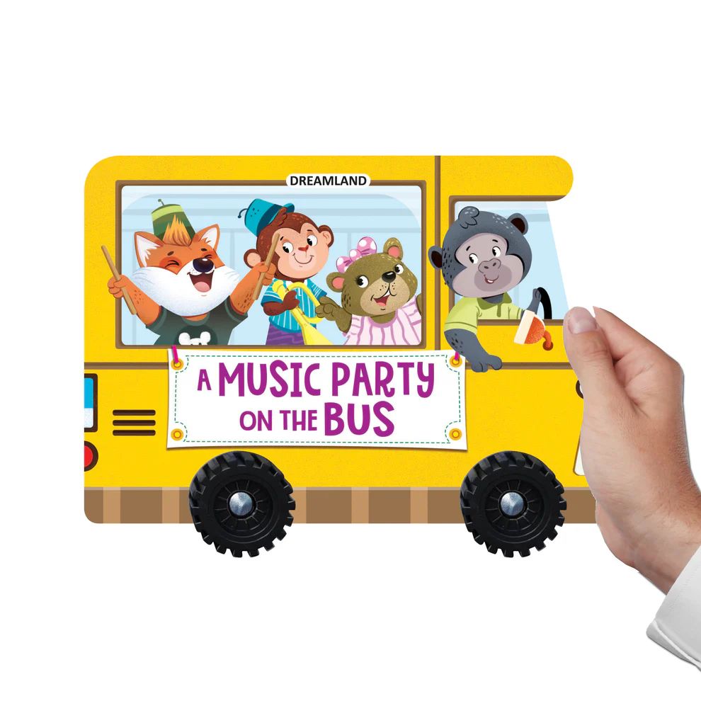 Music Party on the Bus – Fun Wheel Board Book