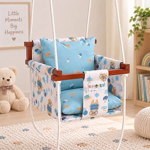 Baby Hanging Cotton Swing - Teddy Tales Baby Hanging Cotton Swing - Teddy Tales