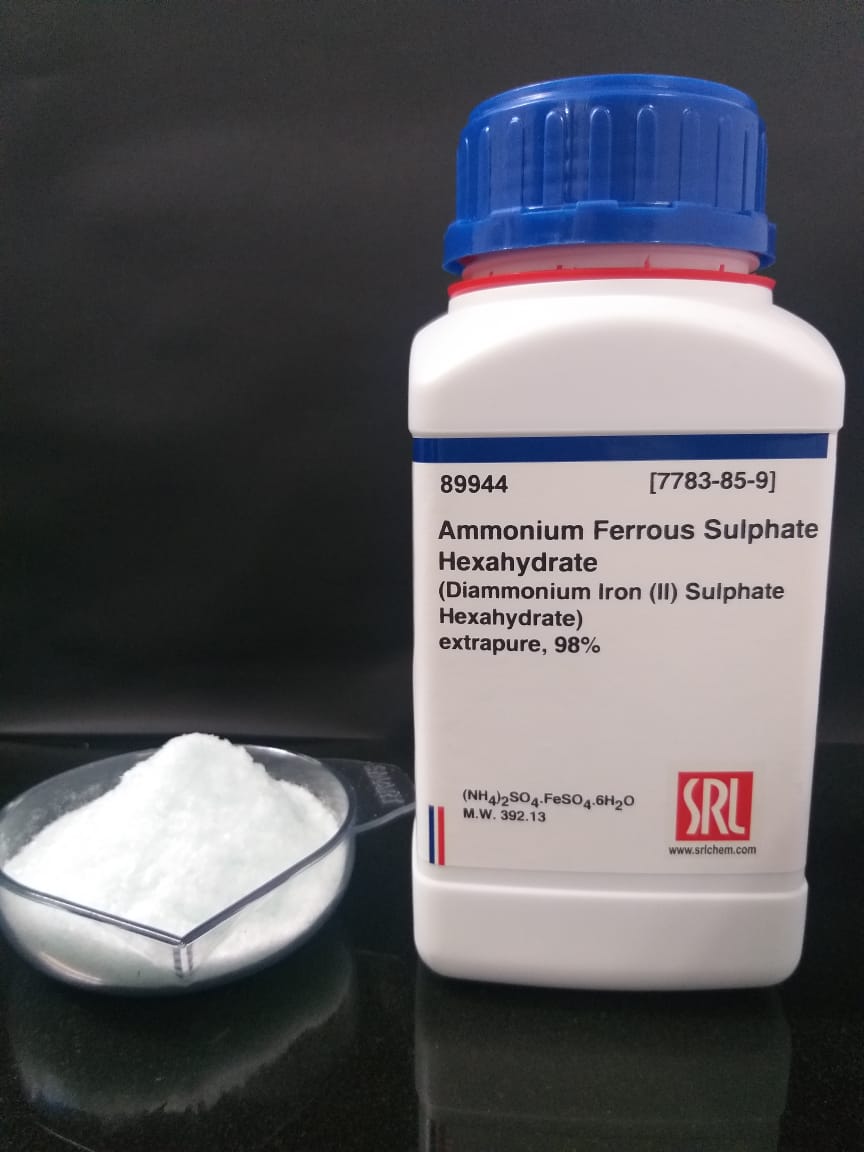Ammonium Ferrous Sulphate Hexahydrate extrapure, 98% SRL
