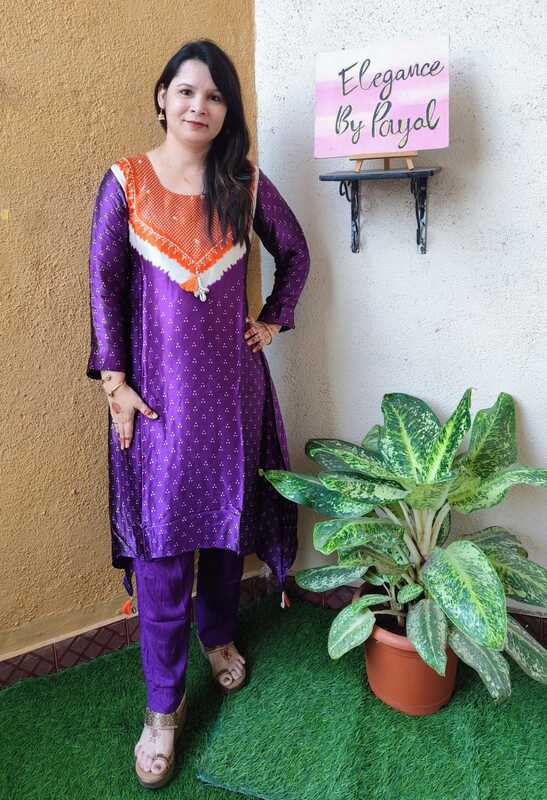 Gajji Silk Bandhani Co Ord Set