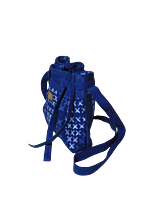 XO indigo bucket bag