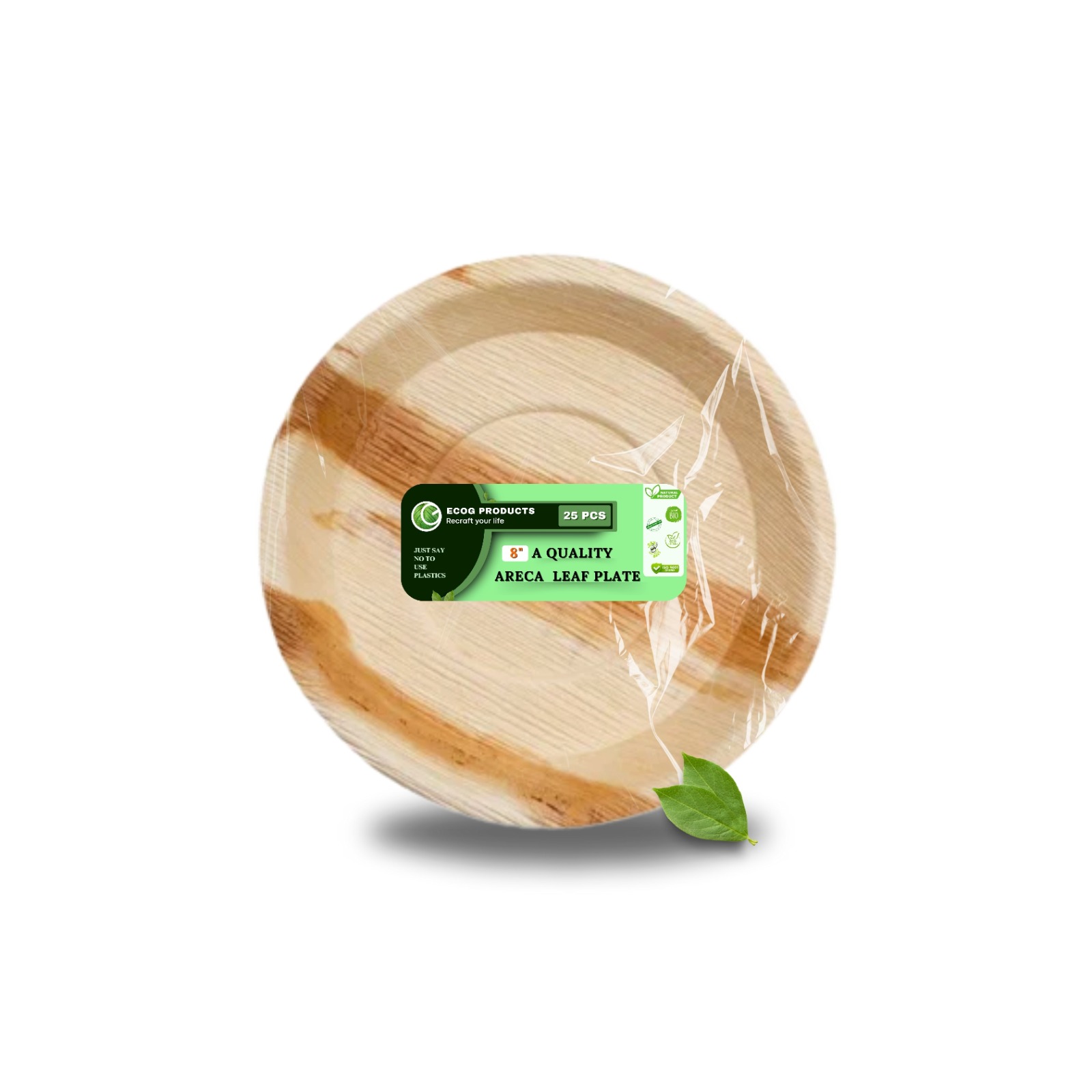 Areca Round Plates 6",8",10"2" 25Pcs Areca Round Plates 6",8",10"2" 25Pcs