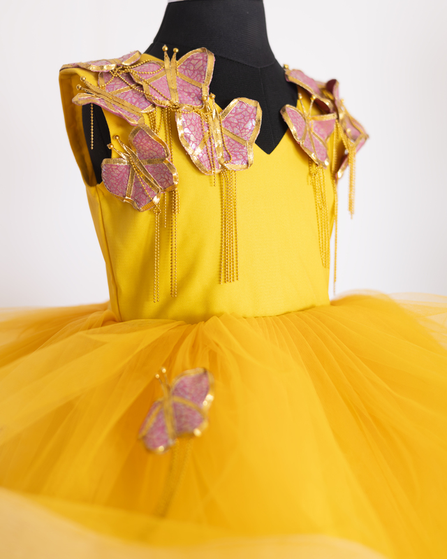 Yellow Dazzlewing Gown