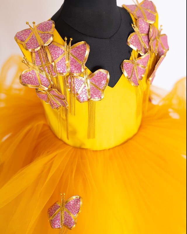 Yellow Dazzlewing Gown