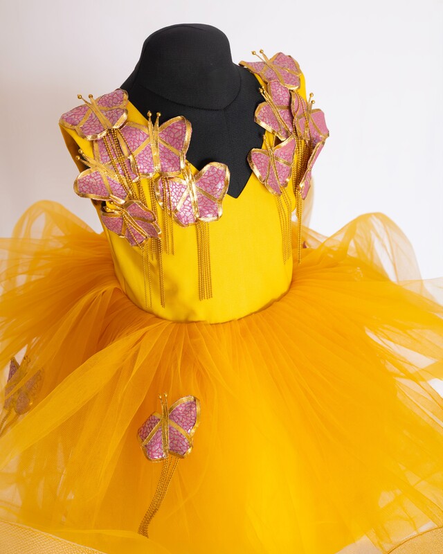 Yellow Dazzlewing Gown