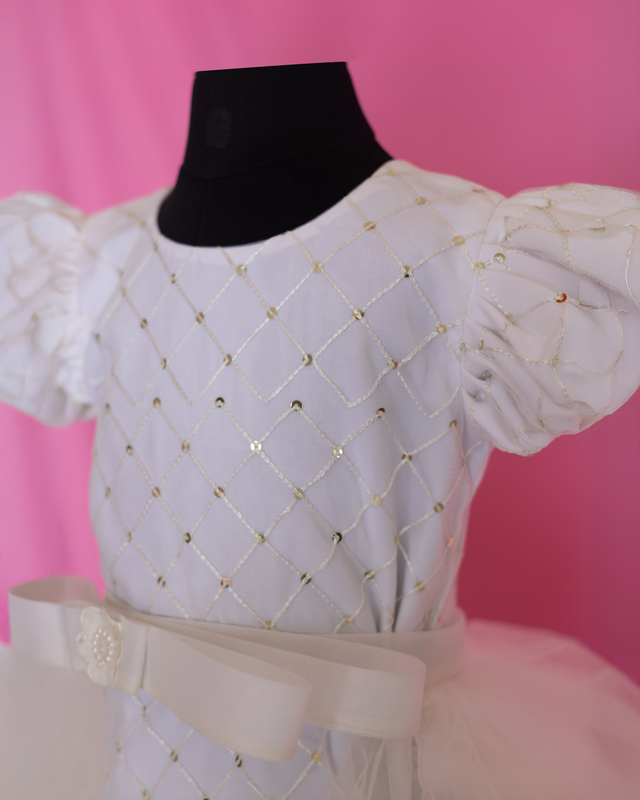 Frosted Ruffles Princess Gown