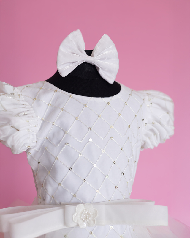 Frosted Ruffles Princess Gown