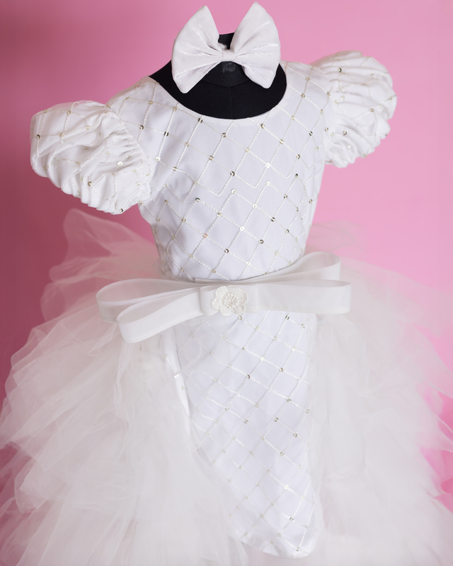 Frosted Ruffles Princess Gown