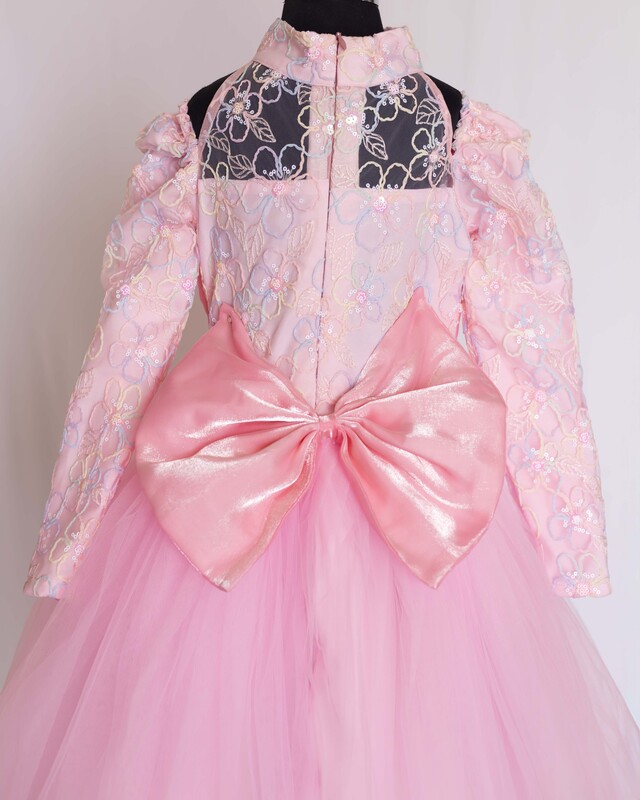 Pink Petal Twirl Dress