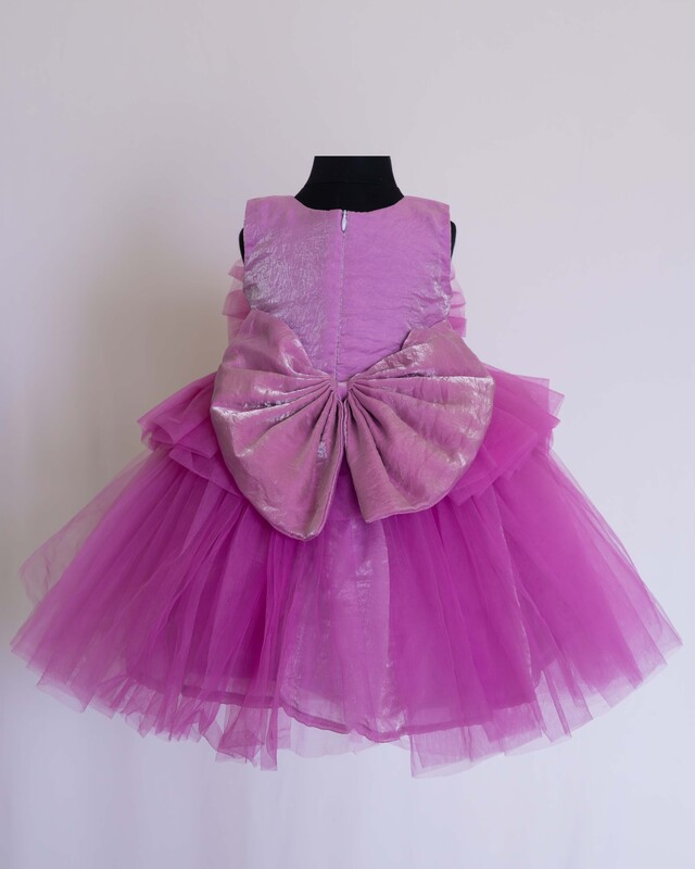 Fairy Flare Tulle Rose Dress