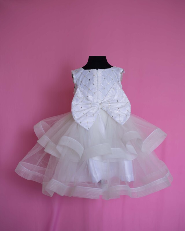 Fairy-Tale White Tulle Gown