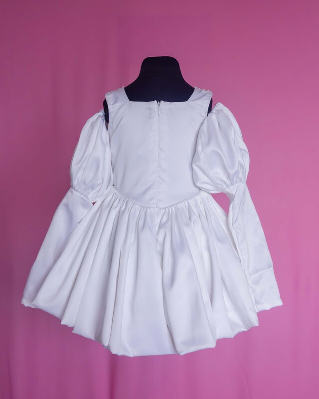 Ivory Pearl Bloom Dress