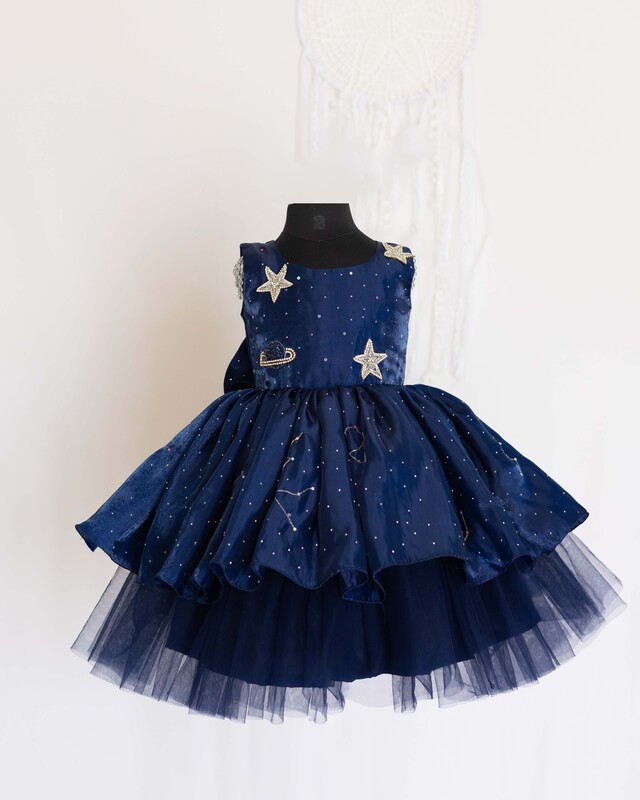 Blue Interstellar Magic Dress