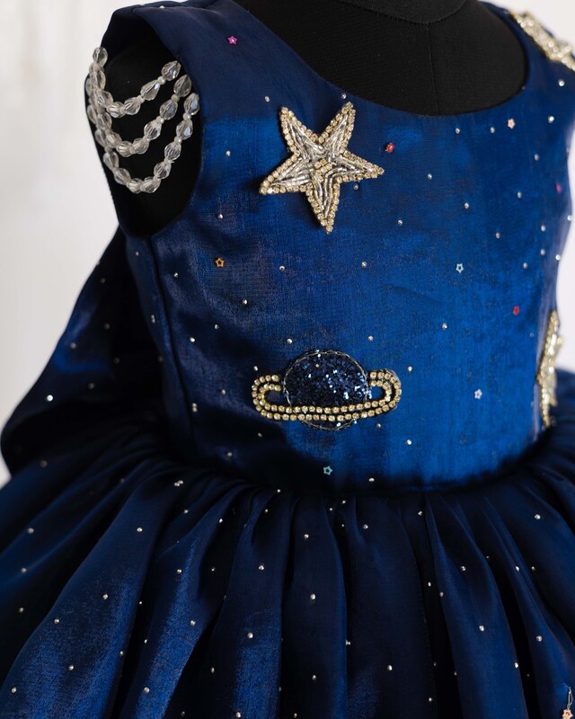 Blue Interstellar Magic Dress
