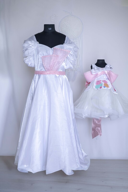 Luminous Pearl White Gown