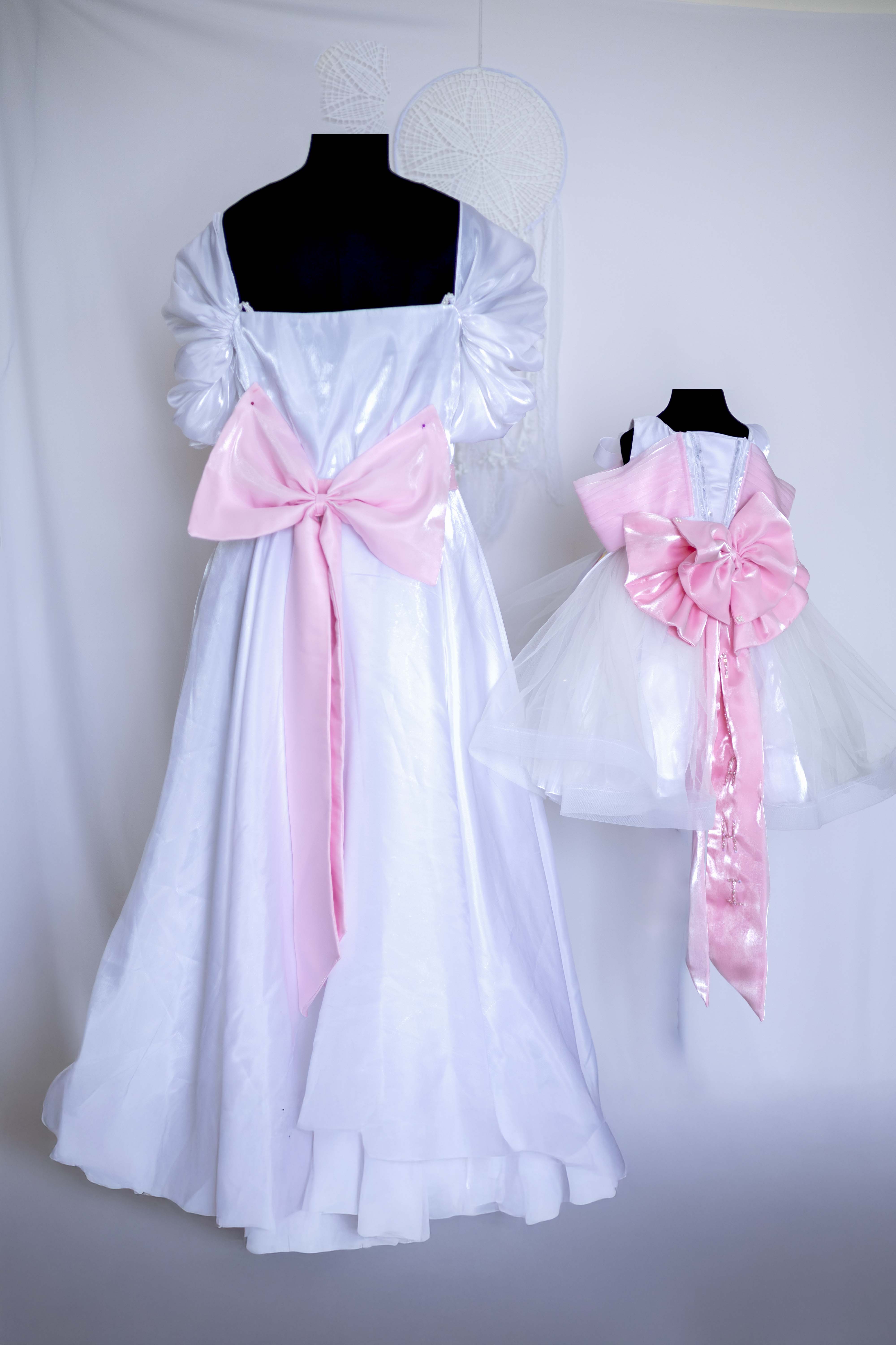 Luminous Pearl White Gown