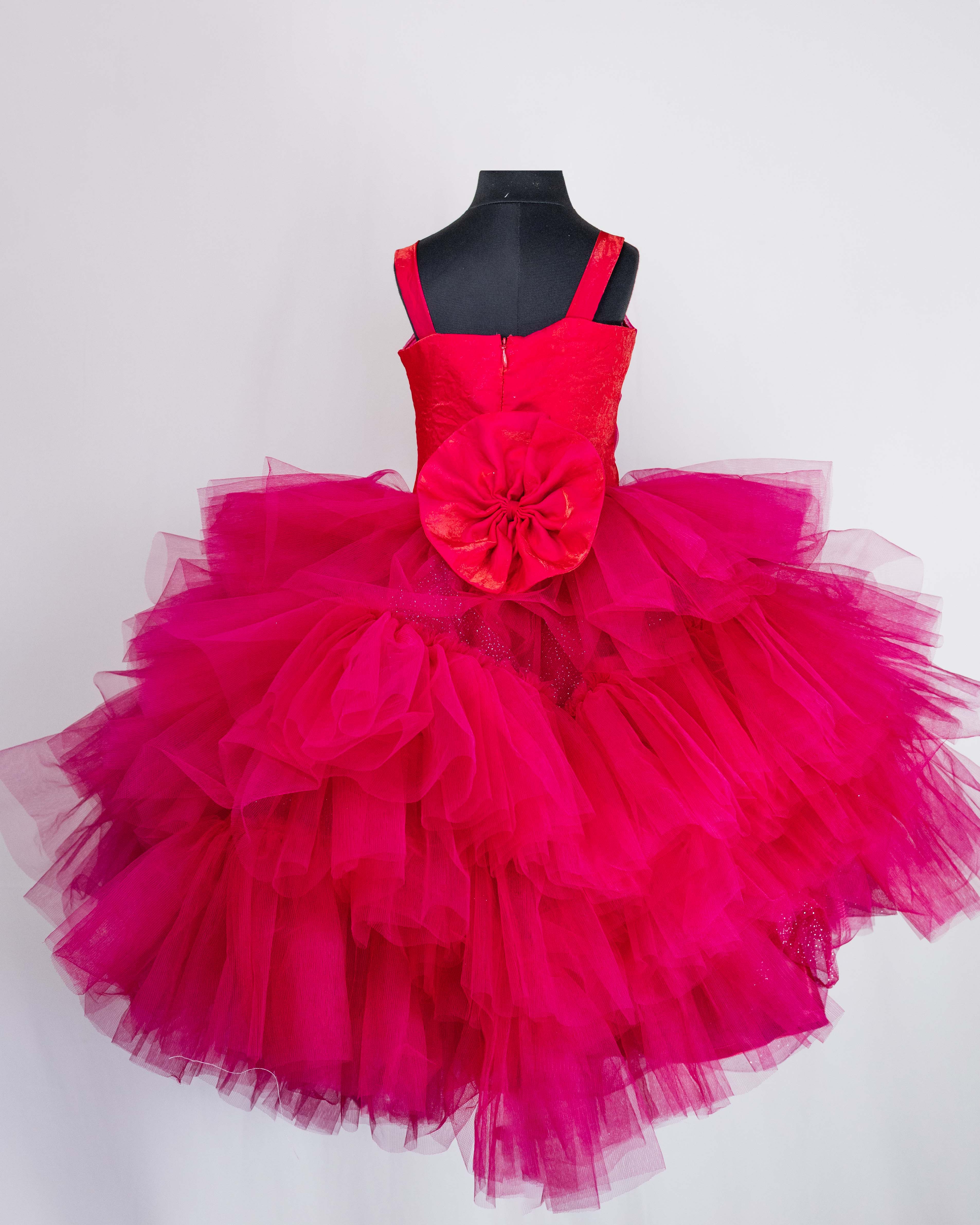 Crimson and Magenta Fairy Tale Dress