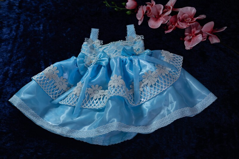 Blue Blossom Princess Frock