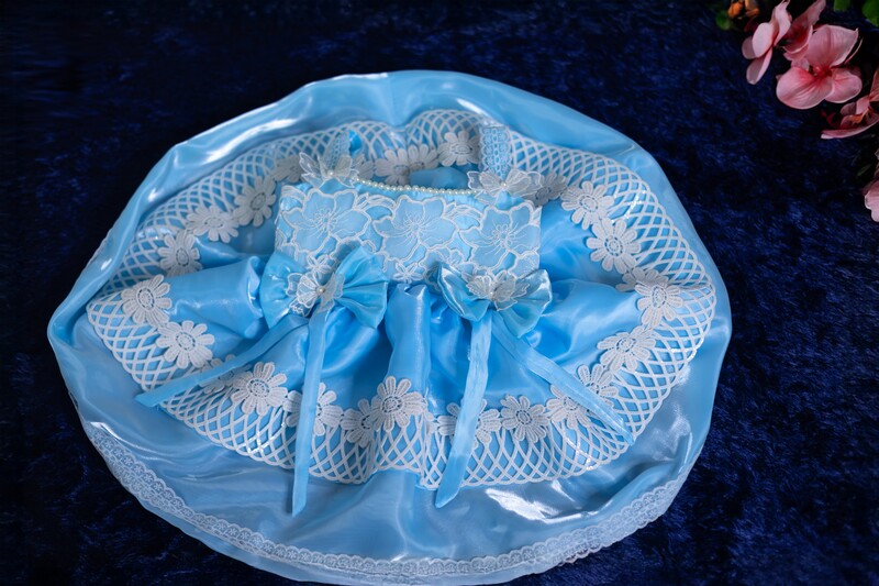 Blue Blossom Princess Frock