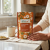SOULSIP CHAMOMILE SPRING GREEN TEA 75GM