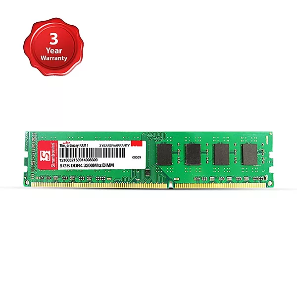 Simmtronics DDR4 Desktop RAM 3200MHz 8GB