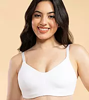 Enamor Ultra-Smoothing Women's Cotton Everyday T-Shirt Bra - No-Pinch, Hidden Lift, Non Padded, Wirefree, High Coverage - A027