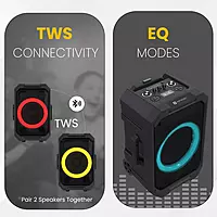 Iron Beats II Wireless Bluetooth Party Speaker | Karaoke Mic Include | 1 Year Warranty