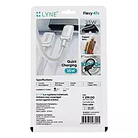 Lyne Flexy 47c (USB to Type C Data Cable) | Startup-41 | Black