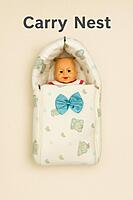 Pure Nest - Crinkled Muslin 3-in-1 Baby Bed, Sleeping Bag & Carry Nest