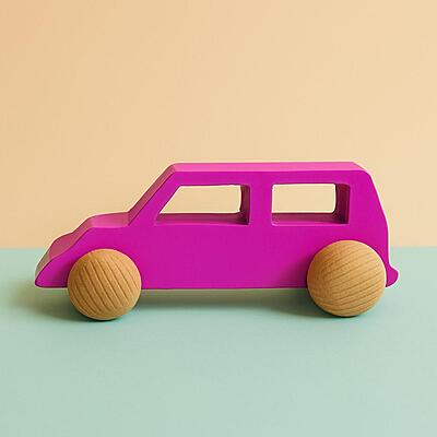 Wooden Toy Jeep