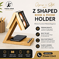 Z Shaped Book And Phone Holder