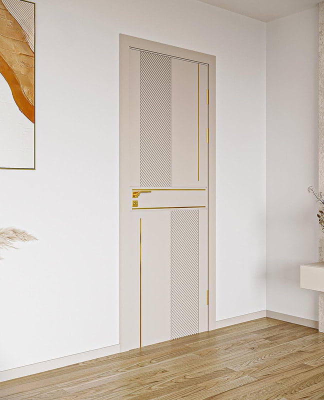 Stylish 2D HDHMR Door with Sleek Deco Paint