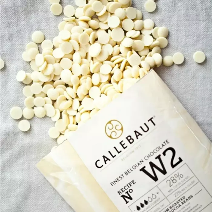Callebaut White W2 Belgian chocolate 250gm