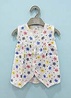 Muslin Front Button Frock – Pack of 2 - Assorted Designs