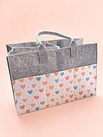 Heartful Diaper Caddy Organizer