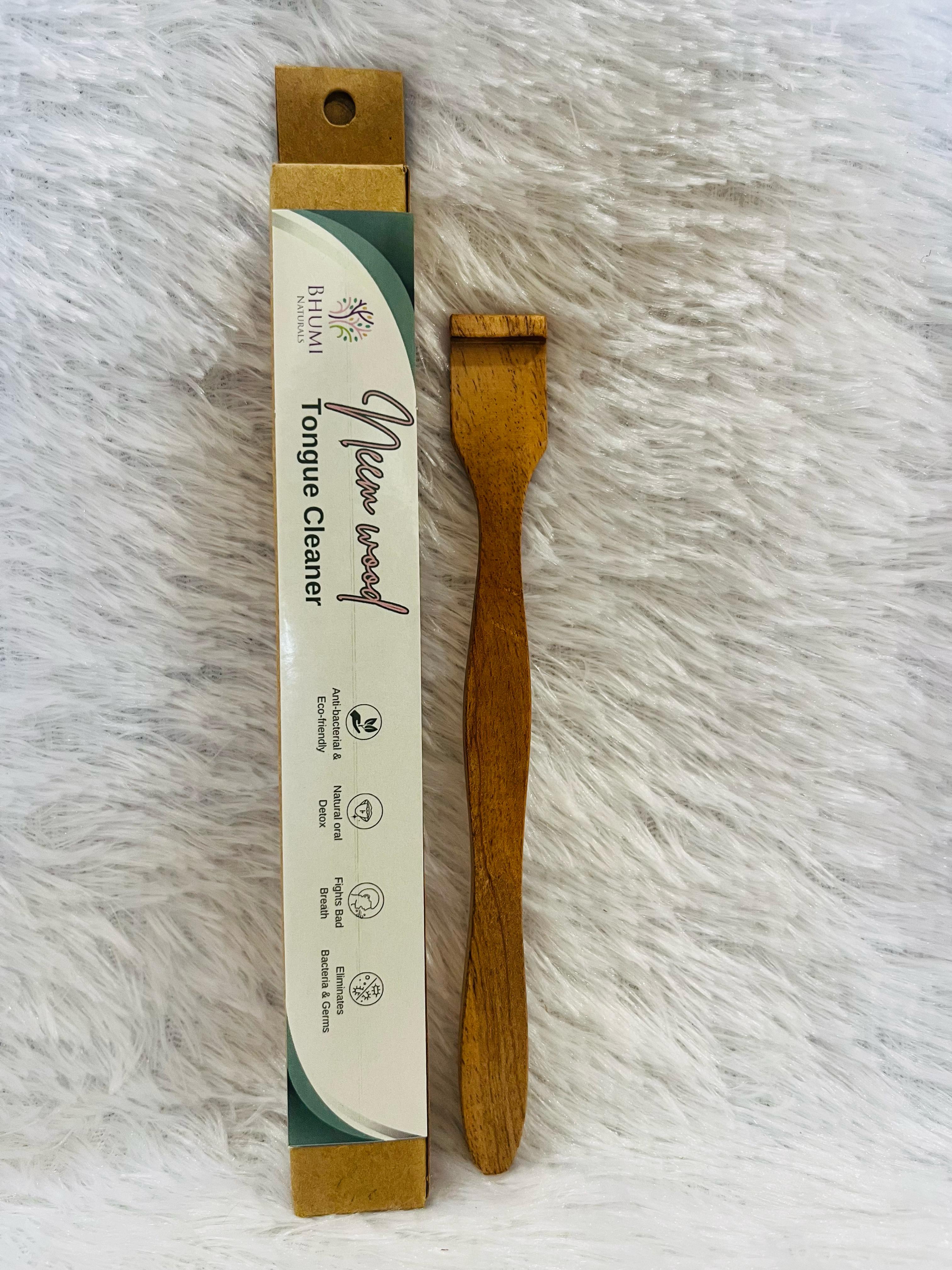 Neem Wood Tongue Cleaner - Pack of 1 Neem Wood Tongue Cleaner - Pack of 1