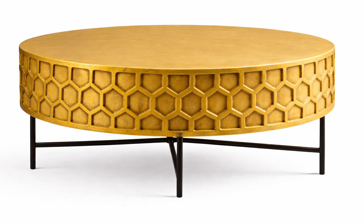 Java Royal Brass Coffee Table