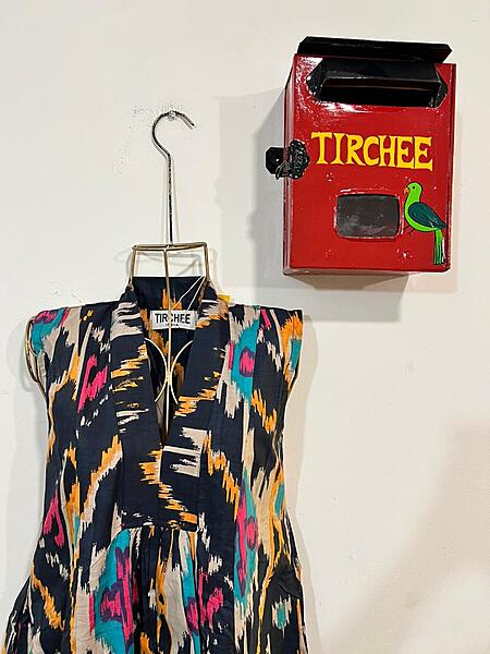 Charita's Everyday Sleeve Less Flare Dress - Black & Ikkhat