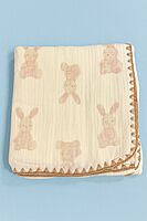 4-Layer Muslin Cotton Crinkled Blanket 100* 110cm – Assorted Designs