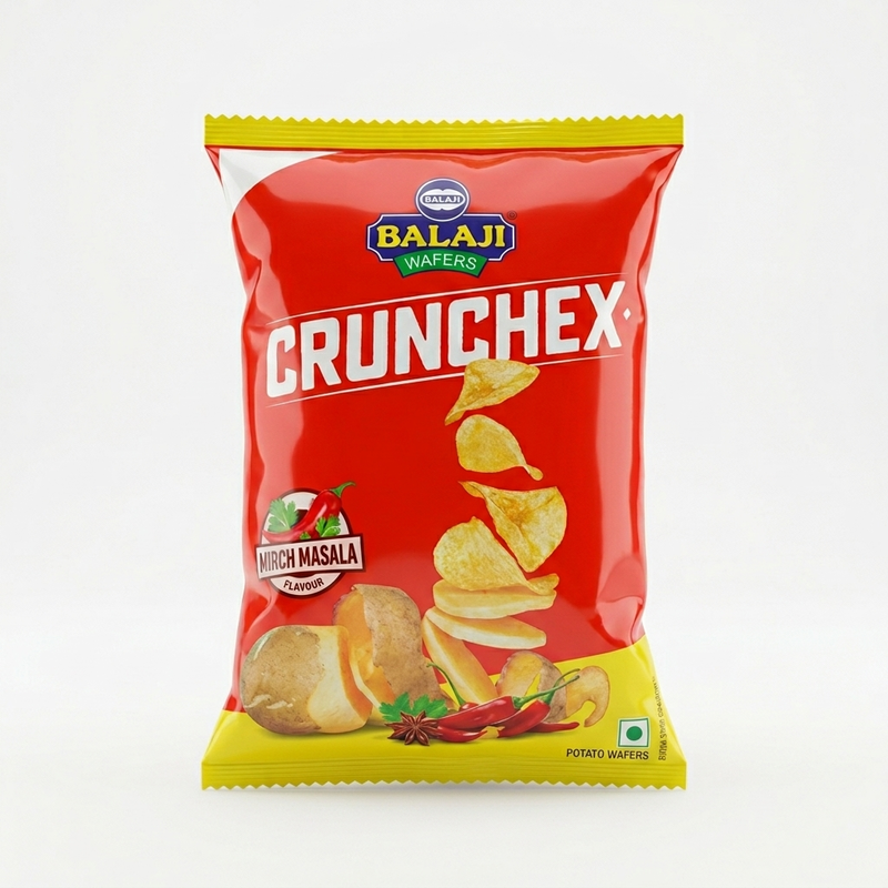 BALAJI CRUNCHEX MIRCH MASALA 32GM