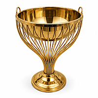 KADHAI DUSTBIN GOLD ZM