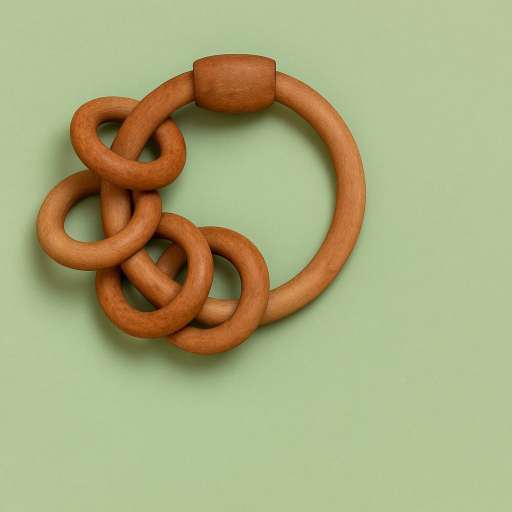 Neem Ring Rattle with Rings Neem Ring Rattle with Rings