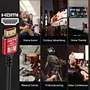 Uport 15m HDMI 2.1 AOC Cable – 8K Fiber Optic, supports 8K@60Hz, 4K@120Hz, HDR, and eARC. Ideal for high-performance gaming and home theater setups. Durable, lightweight, and flexible design.