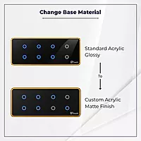 D2Touch Acrylic Glossy Material to Acryilc Matte Material For 8 Modules Touch Switch Panel