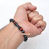 Shiv Damru Ebony Wood Karungali Bracelet