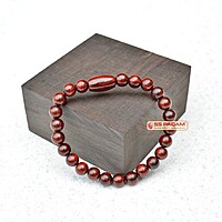 8mm Red Sandalwood Lal Chandan Bracelet