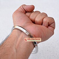 8mm Stainless Steel Bold Plain Punjabi Kada