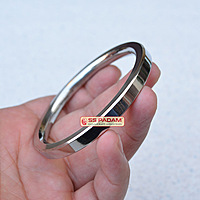 8mm Stainless Steel Flat Plain Punjabi Kada